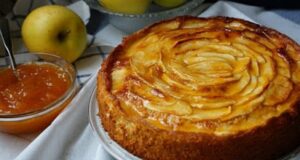 Gâteau italien aux pommes et à l’huile d’olive