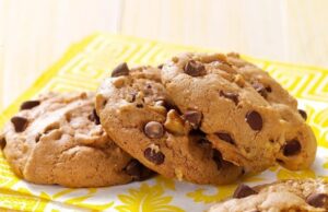 Biscuits végétaliens aux brisures de chocolat